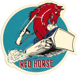 patch symbolism behind horse red redhorse sticker yes emblem